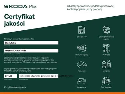 Škoda Fabia 1.0 TSI Ambition 95KM, kamera cofania, salon Polska, serwisowany w ASO