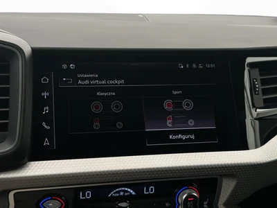 Audi A1 Sportback 2.0 207KM S-Line, Side Assist, ACC, Pakiet Czerń, Skóra, FV23%