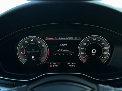 Audi A5 Sportback 2.0 265KM Quattro, Bang&Olufsen, S-Line, Virtual, Salon Polska