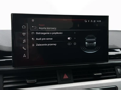 Audi A4 Limousine 2xS-Line, Pakiet Czerń, Virtual, Szary Daytona, Salon PL