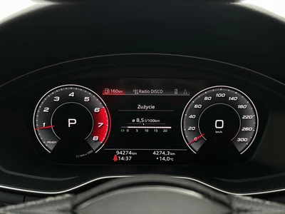 Audi A4 Limousine 2xS-Line, Pakiet Czerń, Virtual, Szary Daytona, Salon PL