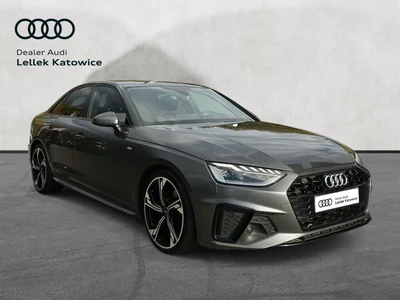 Audi A4 Limousine 2xS-Line, Pakiet Czerń, Virtual, Szary Daytona, Salon PL