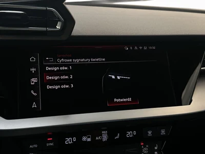 Audi A3 Sportback Sportback, Advanced, Kamera, Pakiet Interieur, Pakiet Comfort