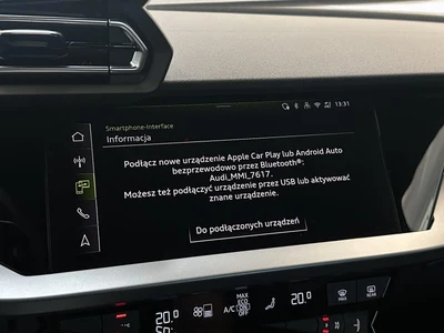 Audi A3 Sportback Sportback, Advanced, Kamera, Pakiet Interieur, Pakiet Comfort