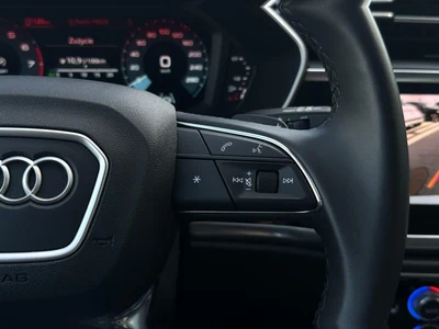 Audi Q3 Sportback Quattro, S-Line, Panorama, Skóra, Pakiet Czerń, Salon PL