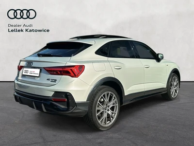 Audi Q3 Sportback Quattro, S-Line, Panorama, Skóra, Pakiet Czerń, Salon PL