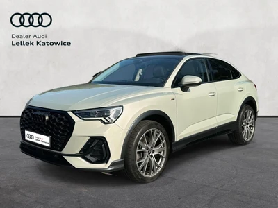 Audi Q3 Sportback Quattro, S-Line, Panorama, Skóra, Pakiet Czerń, Salon PL