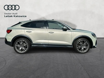 Audi Q3 Sportback Quattro, S-Line, Panorama, Skóra, Pakiet Czerń, Salon PL
