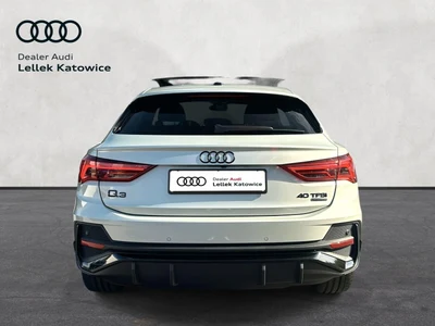 Audi Q3 Sportback Quattro, S-Line, Panorama, Skóra, Pakiet Czerń, Salon PL