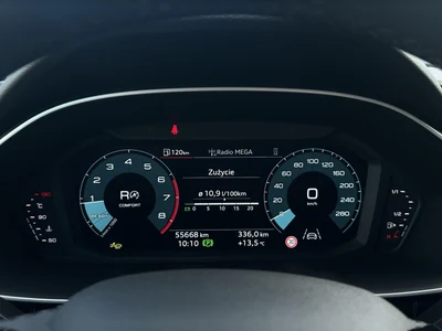 Audi Q3 Sportback Quattro, S-Line, Panorama, Skóra, Pakiet Czerń, Salon PL