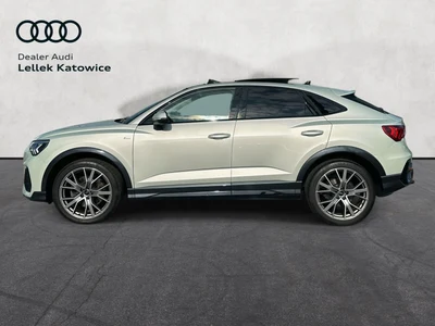 Audi Q3 Sportback Quattro, S-Line, Panorama, Skóra, Pakiet Czerń, Salon PL