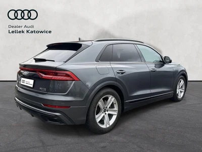Audi Q8 HAK, S-Line, Pneumatyka, Head-UP, Polski Salon, I właściciel