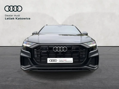 Audi Q8 HAK, S-Line, Pneumatyka, Head-UP, Polski Salon, I właściciel