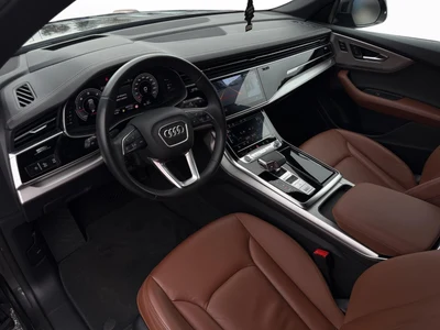 Audi Q8 HAK, S-Line, Pneumatyka, Head-UP, Polski Salon, I właściciel