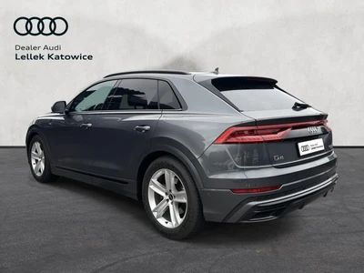 Audi Q8 HAK, S-Line, Pneumatyka, Head-UP, Polski Salon, I właściciel