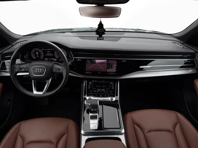 Audi Q8 HAK, S-Line, Pneumatyka, Head-UP, Polski Salon, I właściciel