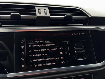 Audi Q3 HAK, Side Assist, Full Led, Pakiet Czerń, Ambiente Salon Polska, FV23%