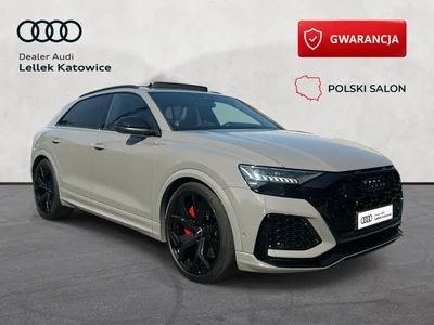 Audi RS Q8 Panorama, HAK, Head-UP, Kamera 360, Szary Nardo, Salon Polska