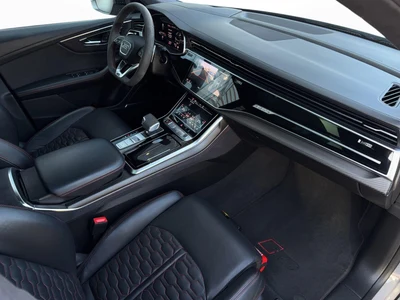 Audi RS Q8 Panorama, HAK, Head-UP, Kamera 360, Szary Nardo, Salon Polska