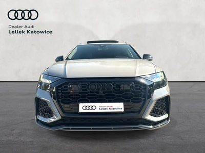 Audi RS Q8 Panorama, HAK, Head-UP, Kamera 360, Szary Nardo, Salon Polska