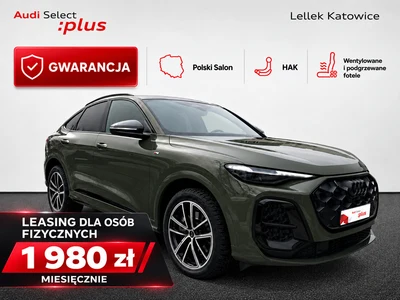 Audi Q5 Sportback RATA 1980ZŁ! S-line Stronic HAK Gwarancja FV23% Gwarancja