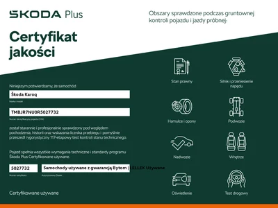 Škoda Karoq z polskiego salonu. Faktura VAT 23%