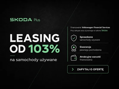 Škoda Octavia z polskiego salonu. Faktura VAT 23%