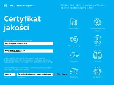 Volkswagen Passat Variant 2.0 TDI SCR DSG 122KM, salon Polska, serwisowany w ASO